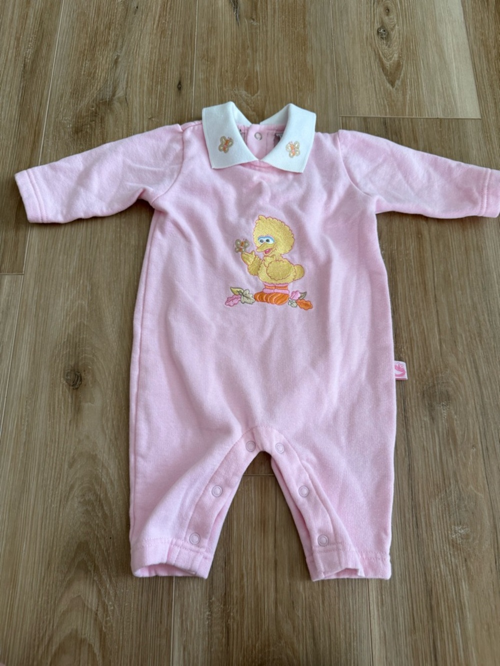 Vintage Sesame Street Baby Big Bird Romper